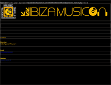 Tablet Screenshot of ibizamusicon.com